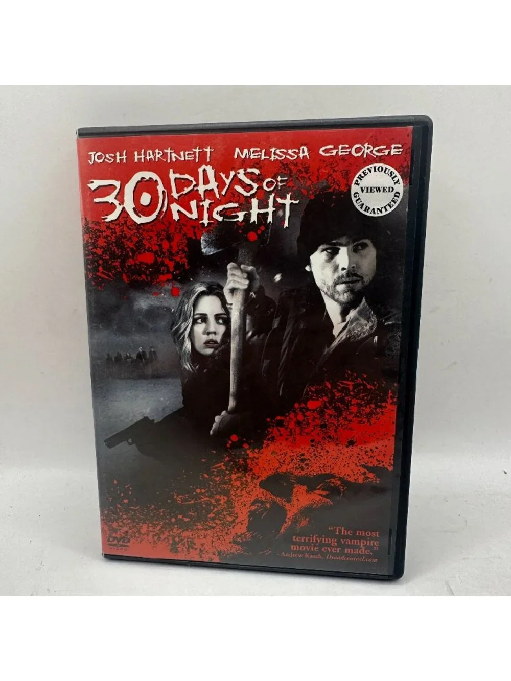 30 Days Of Night DVD 2007 Josh Hartnett Melissa George Sony Horror